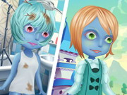 Adorabile ragazza zombie