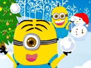 Guerre di palle di neve natalizie dei Minions