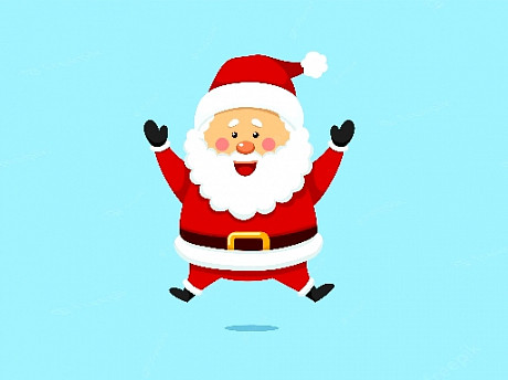 Babbo Natale saltellante