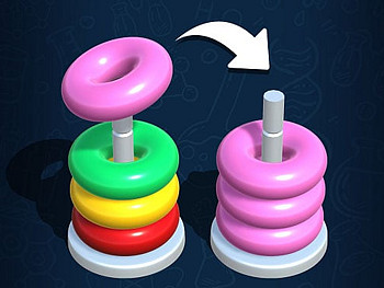 Color Hoop Stack – Puzzle di ordinamento