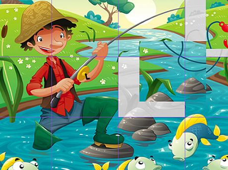 Puzzle dei cartoni animati per bambini