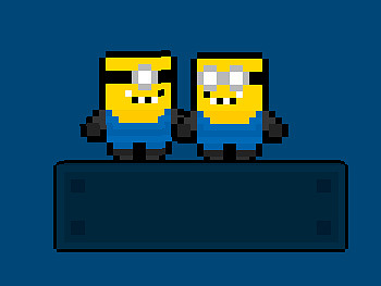 Piccoli omini gialli che saltano