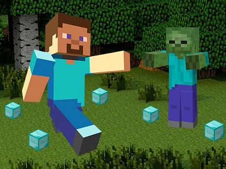Blocchi di diamanti nascosti di Minecraft