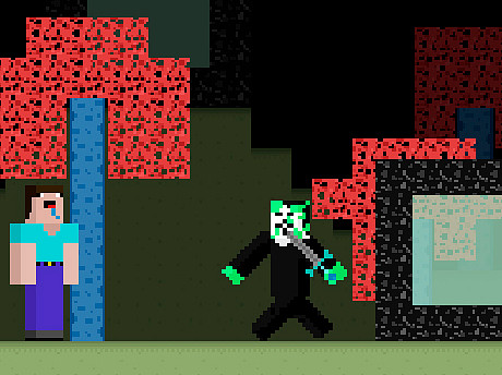 Noob contro Hacker Zombie