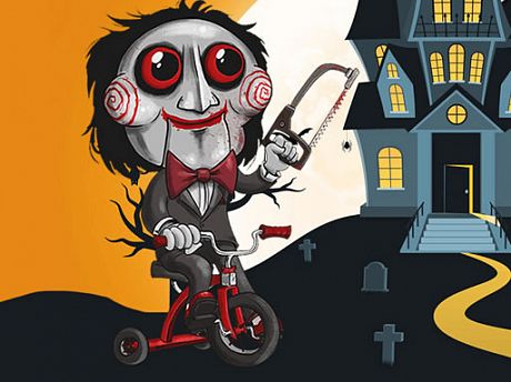 Puzzle di facce spaventose