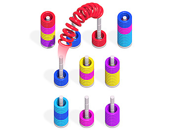 Puzzle Slinky Sort