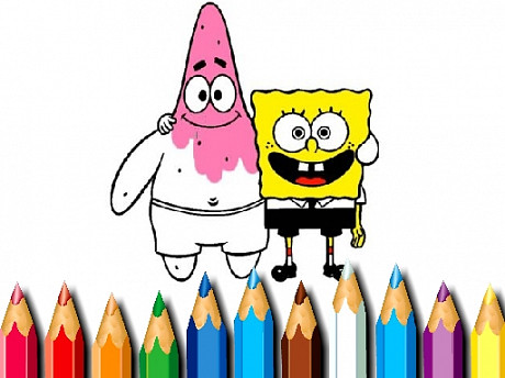 Libro da colorare di SpongeBob