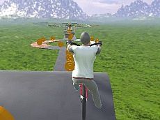 Acrobazie di velocità estreme BMX
