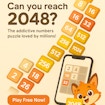 Sfida puzzle 2048 – Mania della fusione dei numeri!