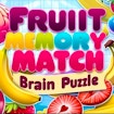 Puzzle di memoria con frutta