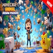 Puzzle di animali di Minecraft