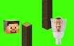 Scivolante Skibidi Toilet Flappy Minecraft